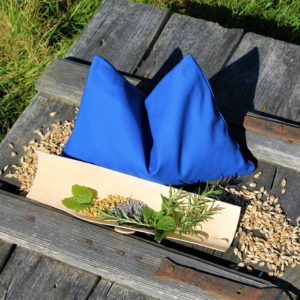 Chakrenkissen 5 Kräuter KÖNIGSBLAU