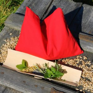 Chakrenkissen 5 Kräuter ROT