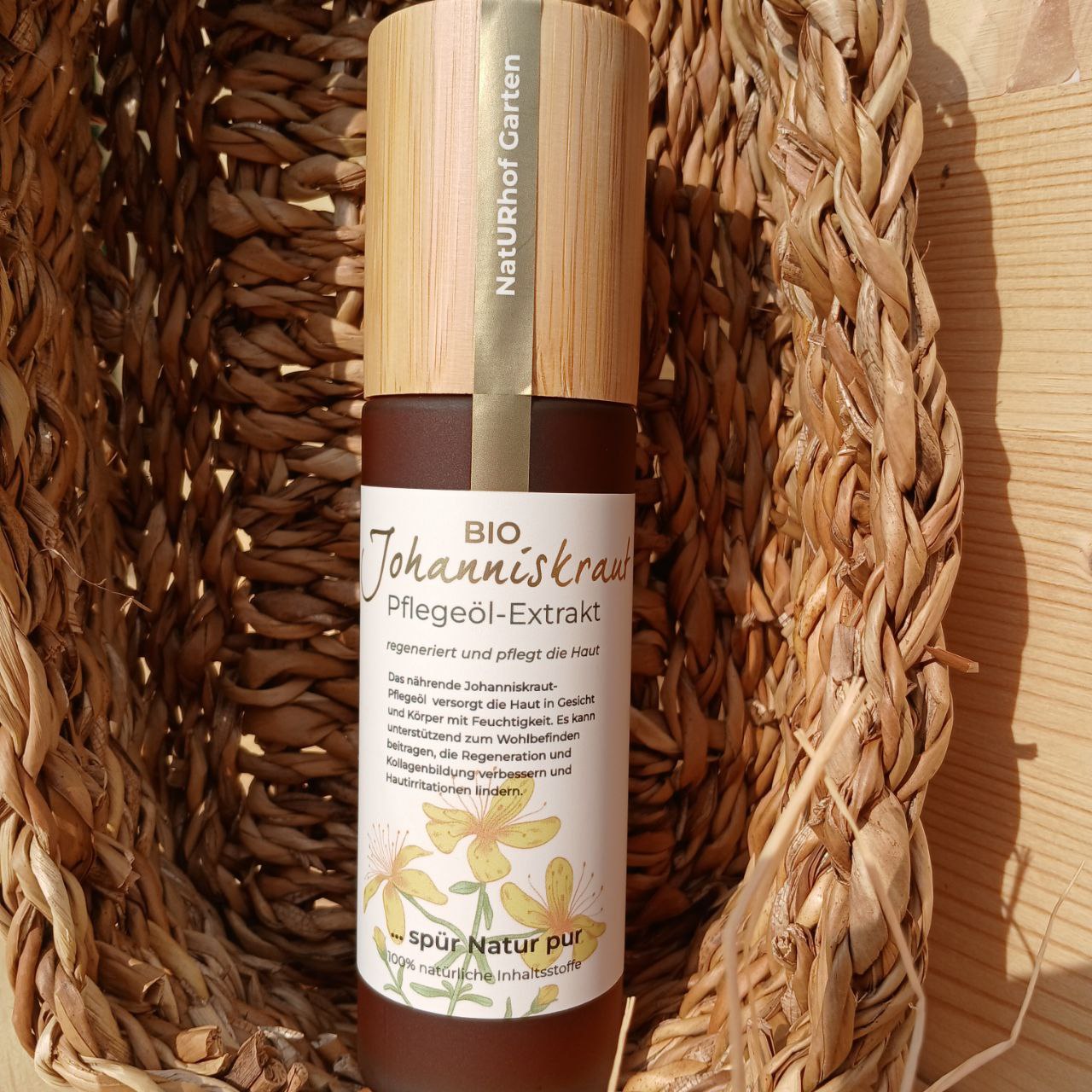 Bio Johanniskraut Pflege Öl Extrakt 100ml – Bild 2